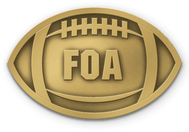 Diestruck football trading pin