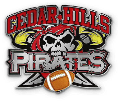 Football trading pin with skull