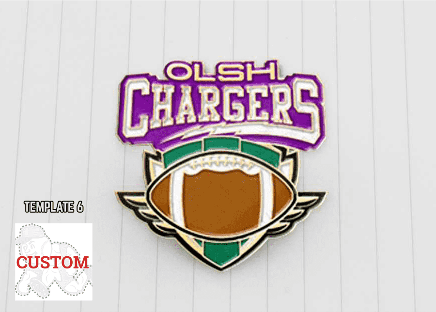 Football trading pins for any team