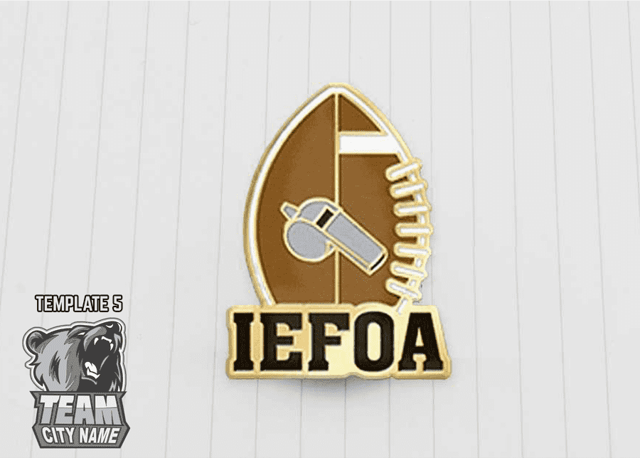 Trading pins for football