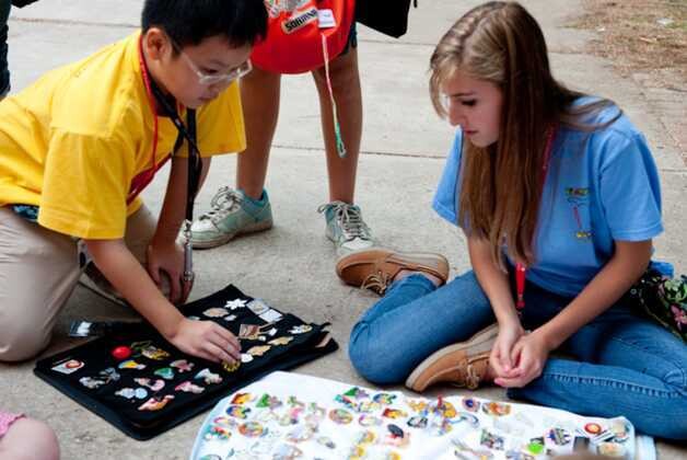 Pin trading with friends