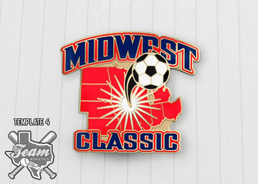 Trading pins for soccer teams