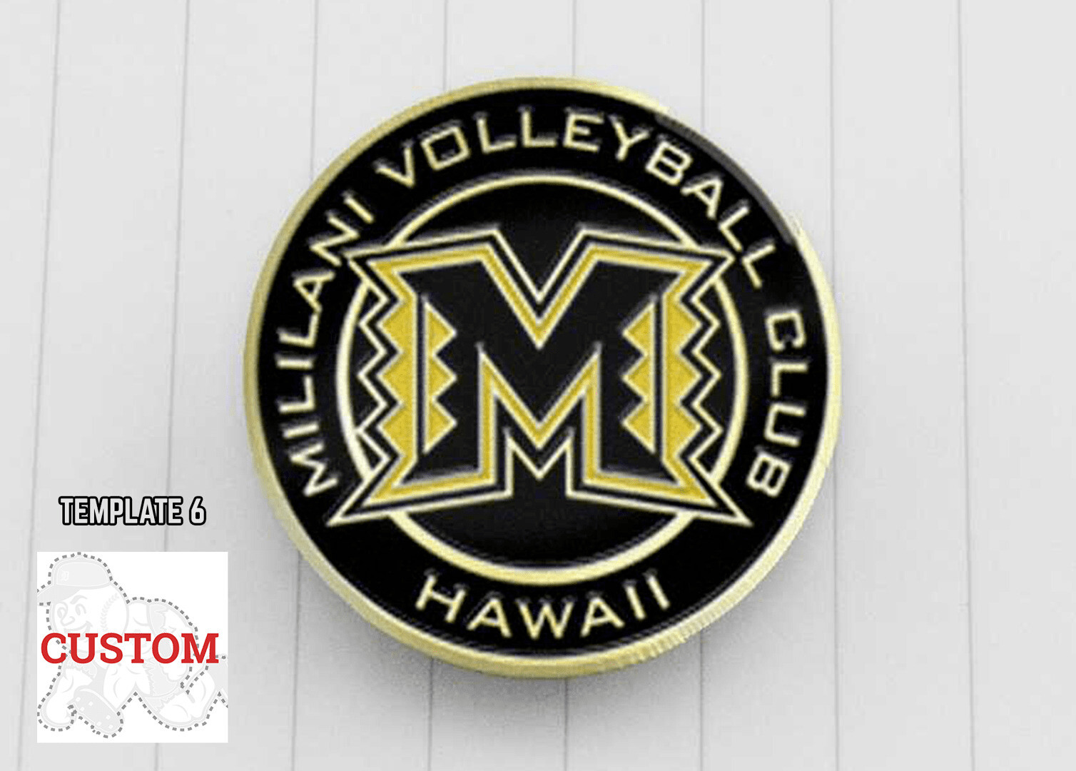 Volleyball trading pins